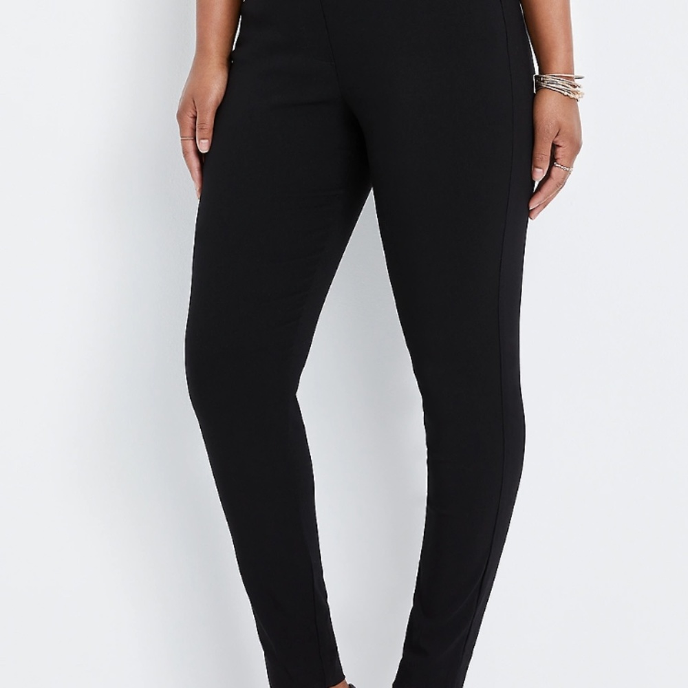 Maurices Pull On Bengaline Skinny Ankle Pant